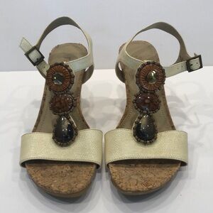 Kenneth Cole Reaction Wedge Sandals Size 7M